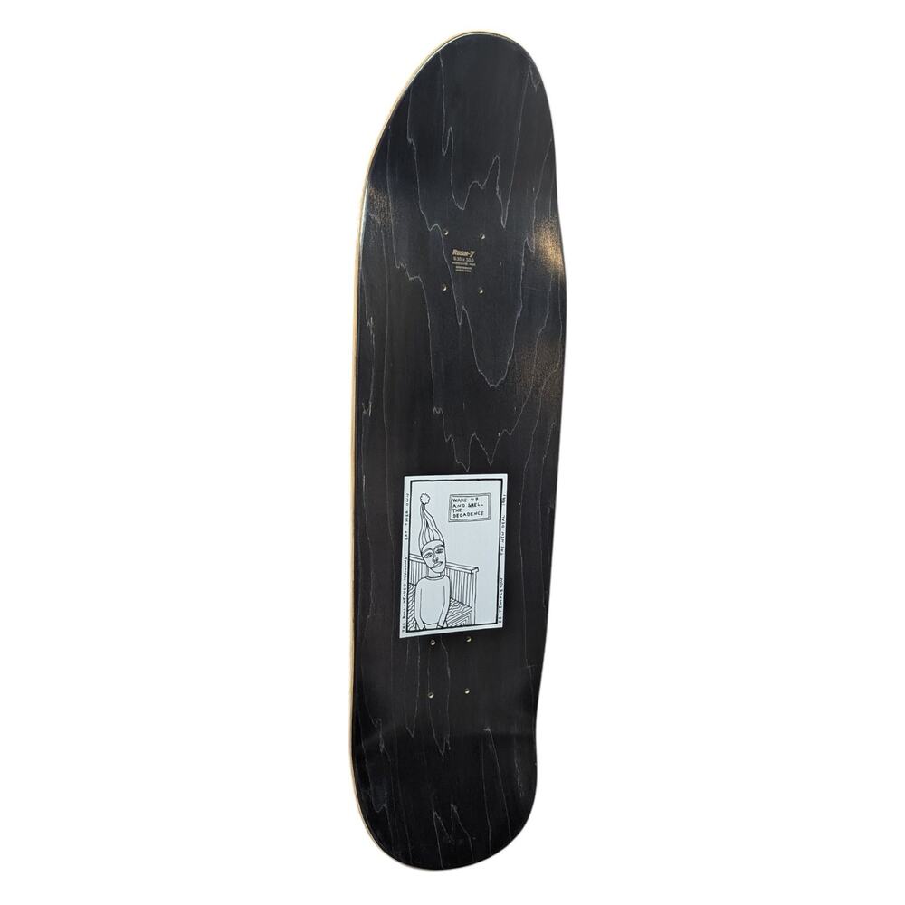 Deal Ed Templeton Reissue 9.35" x 32" Black Skateboard Deck Bull Man BRAND NEW